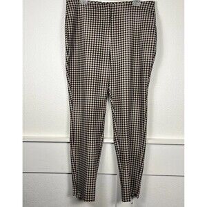 Chicos Black Label Ankle Pants Womens Size 2/US 12 So Slimming Dotted Print